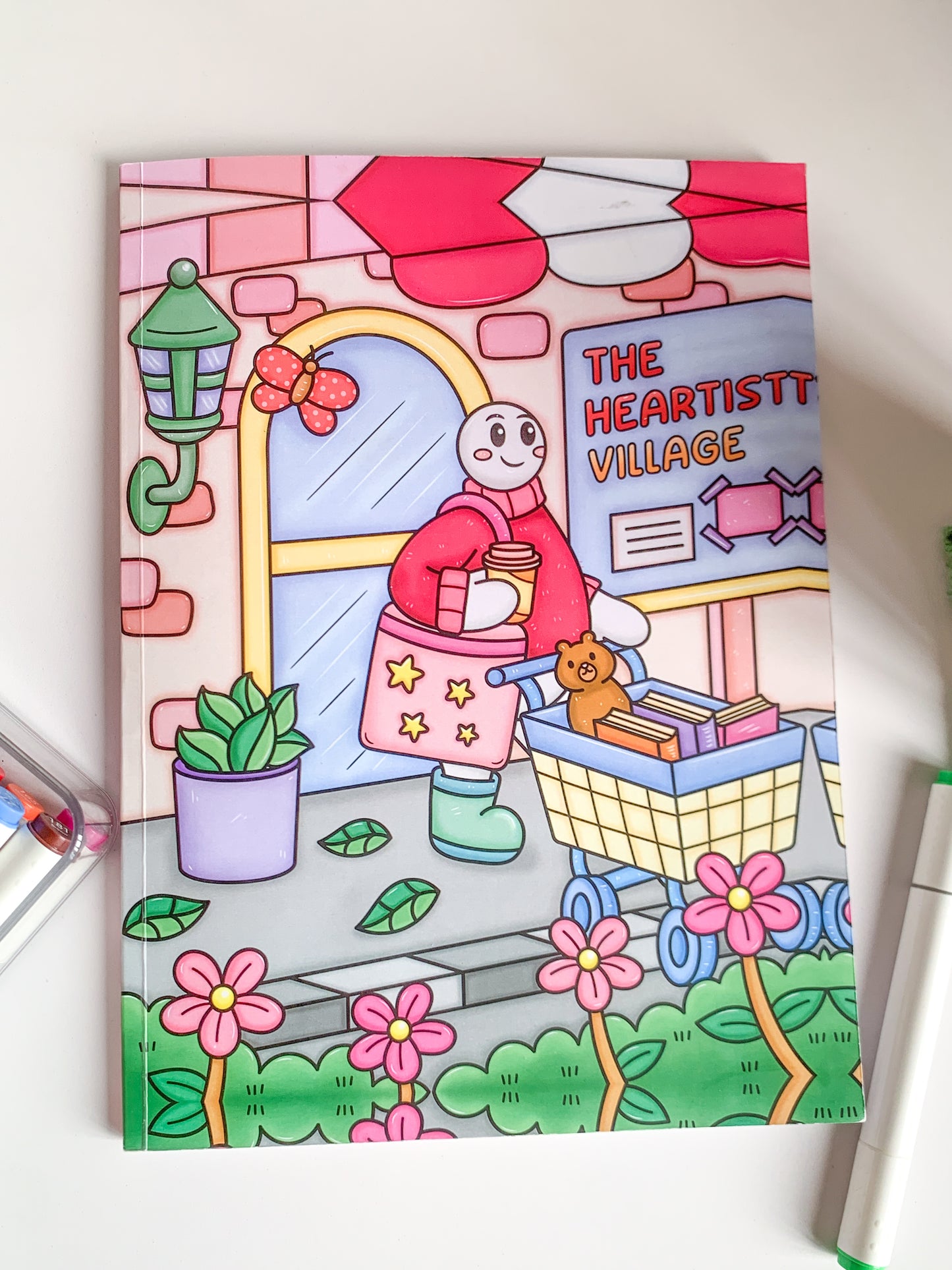 The Heartist Village Coloring Book