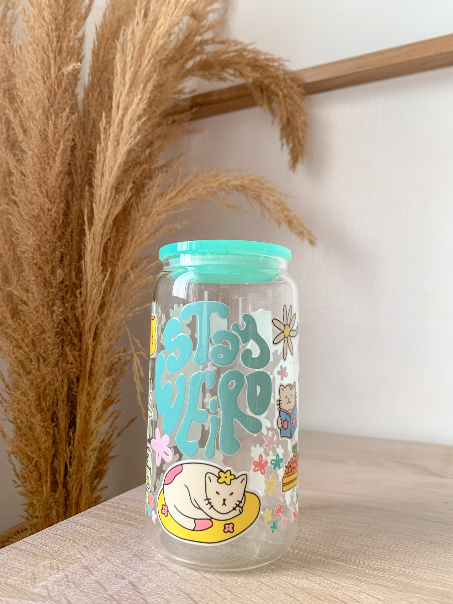 Stay Weird Acrylic Lid Cup