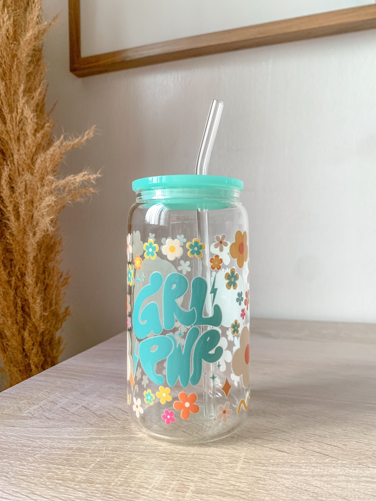 Girl Power Acrylic Lid Cup