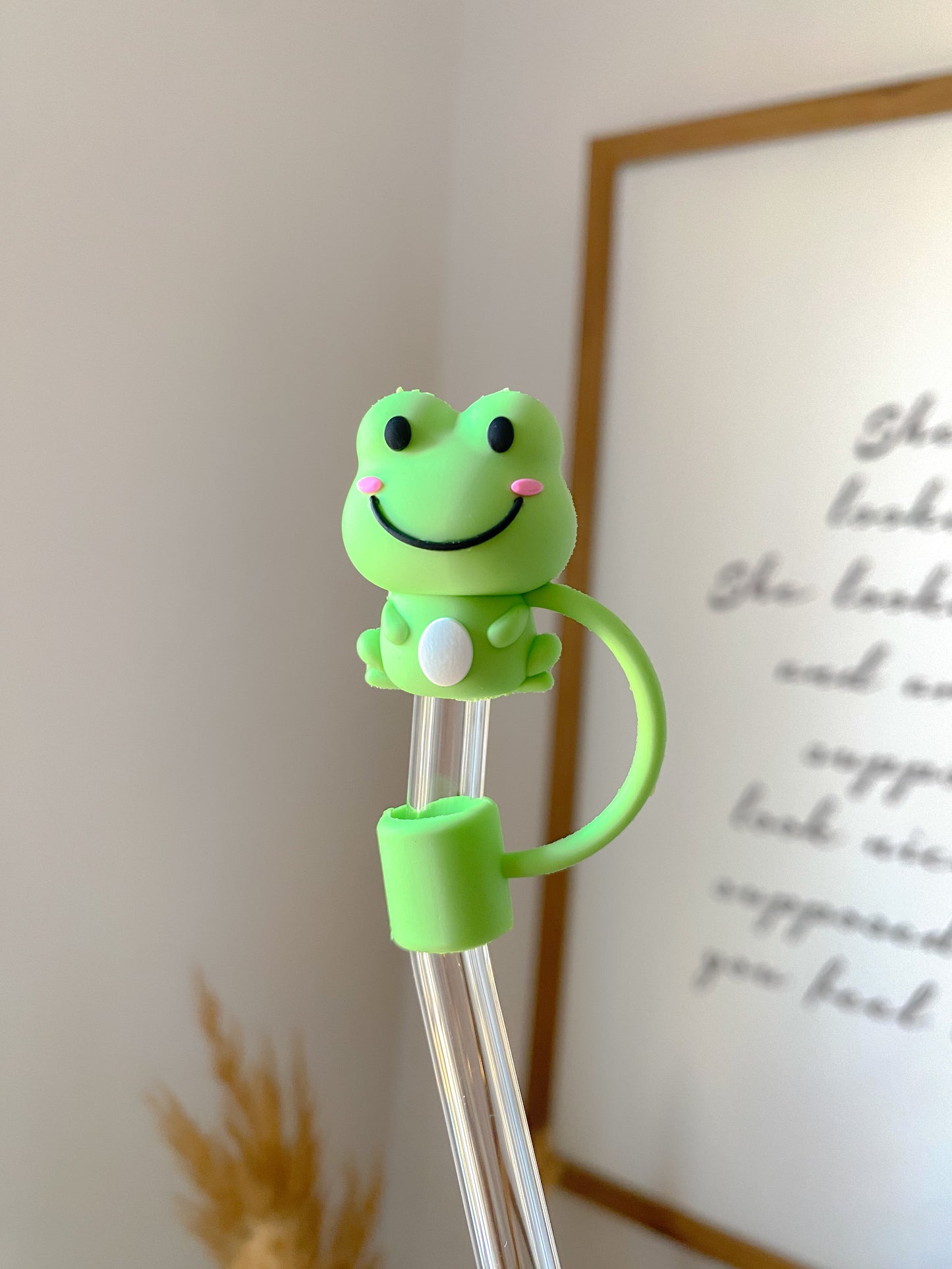 Frogy Straw Topper