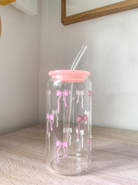 Bow Acrylic Lid Cup