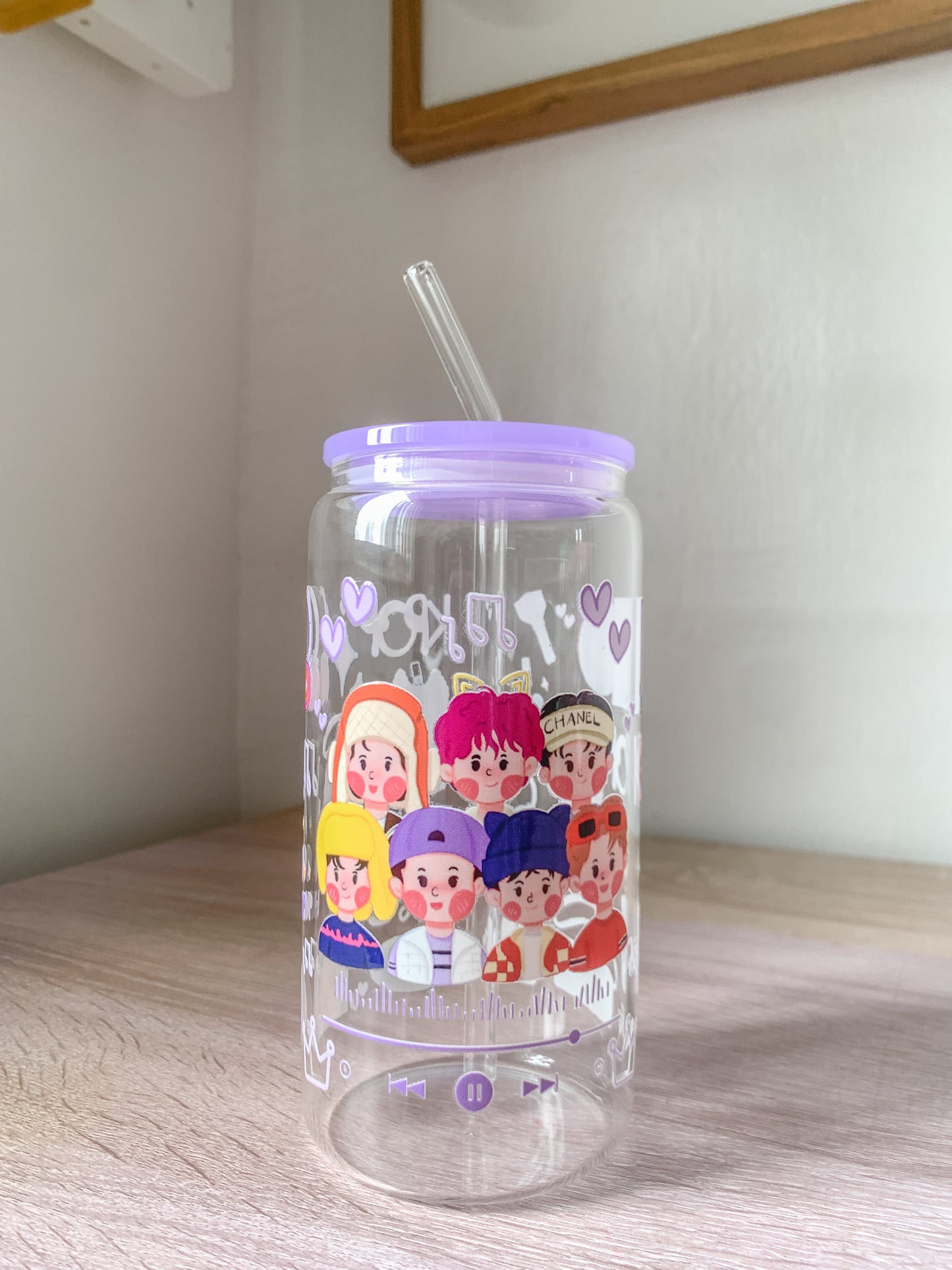 K-pop Acrylic Lid Cup
