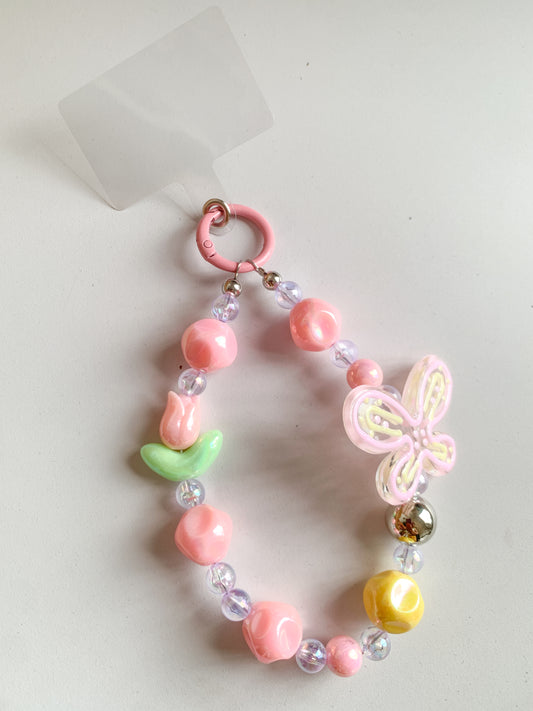 Peach Butterfly Charm