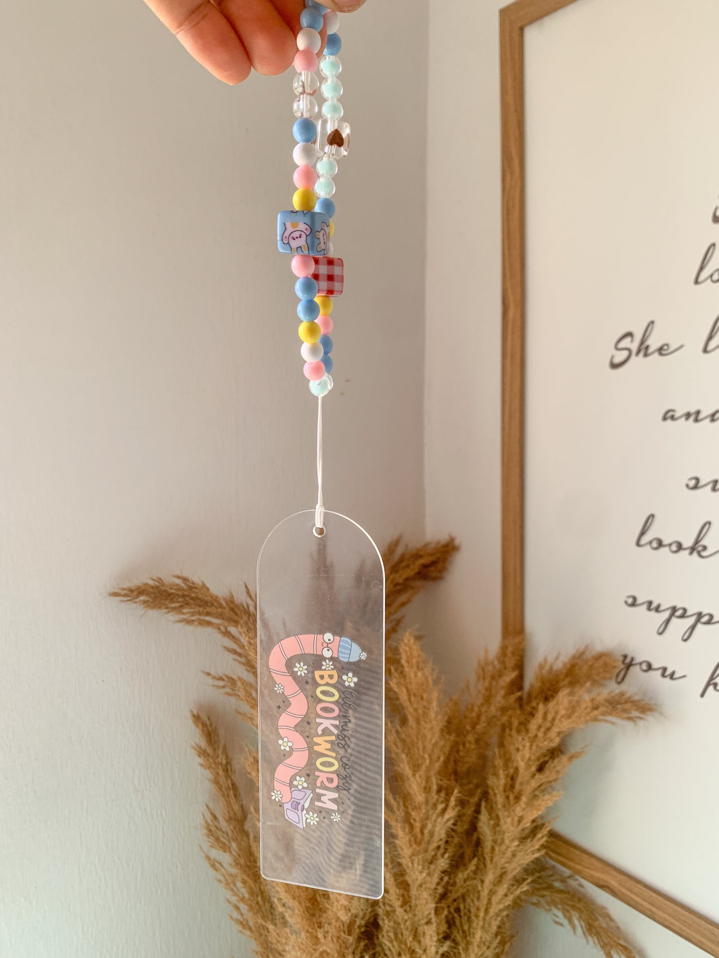 Bookworm Acrylic Bookmark