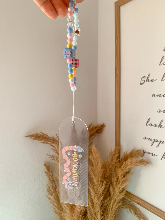 Bookworm Acrylic Bookmark