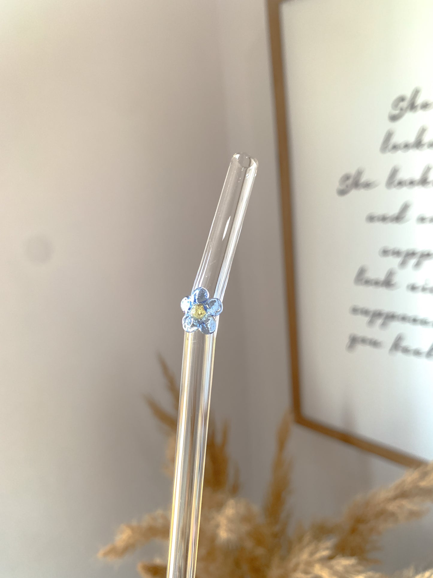 Petal Glass Straws