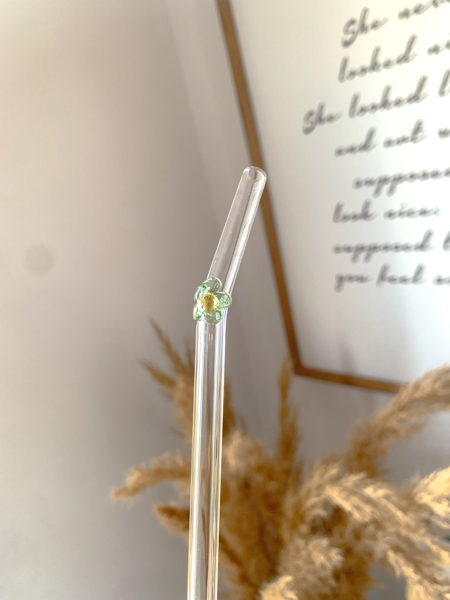 Petal Glass Straws