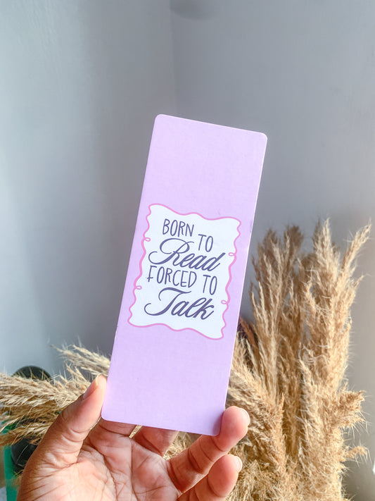 Born To Read Bookmark