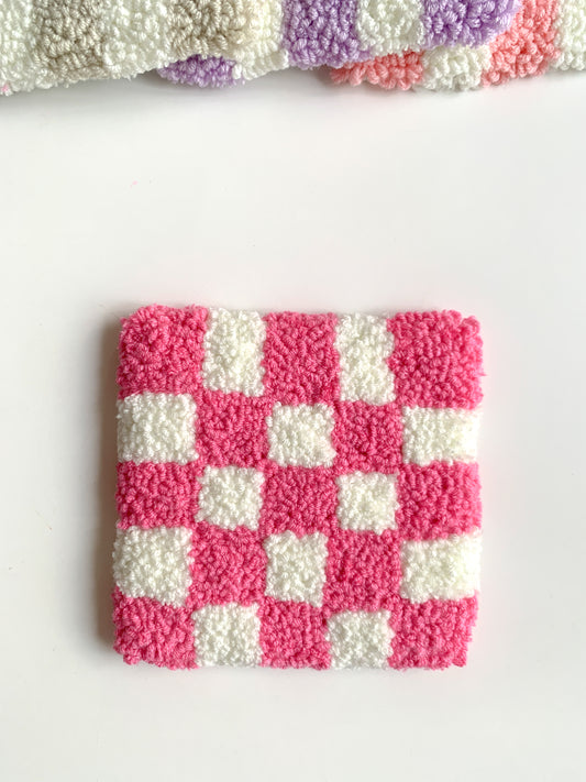 Checkered Coaster