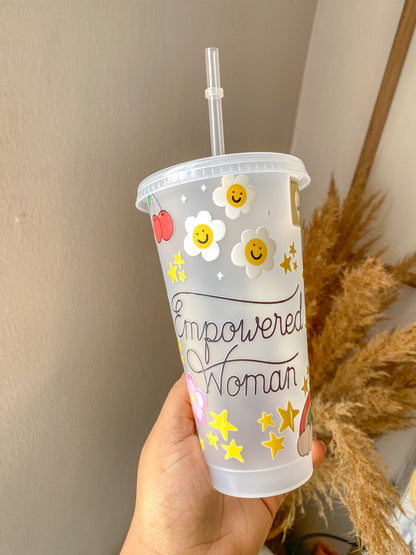 Empowered Woman Cold Cup