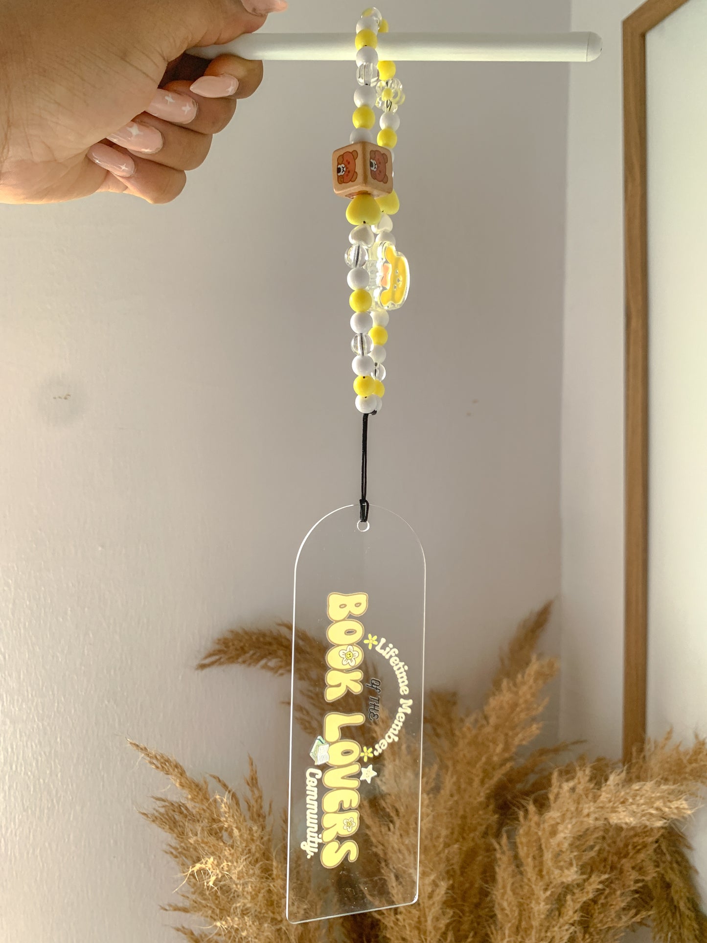 Book Lovers Acrylic Bookmark