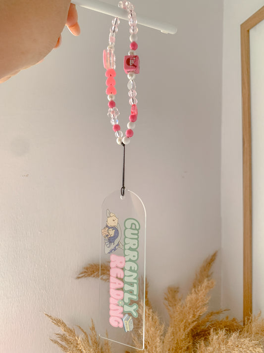 Currently Reading Acrylic Bookmark