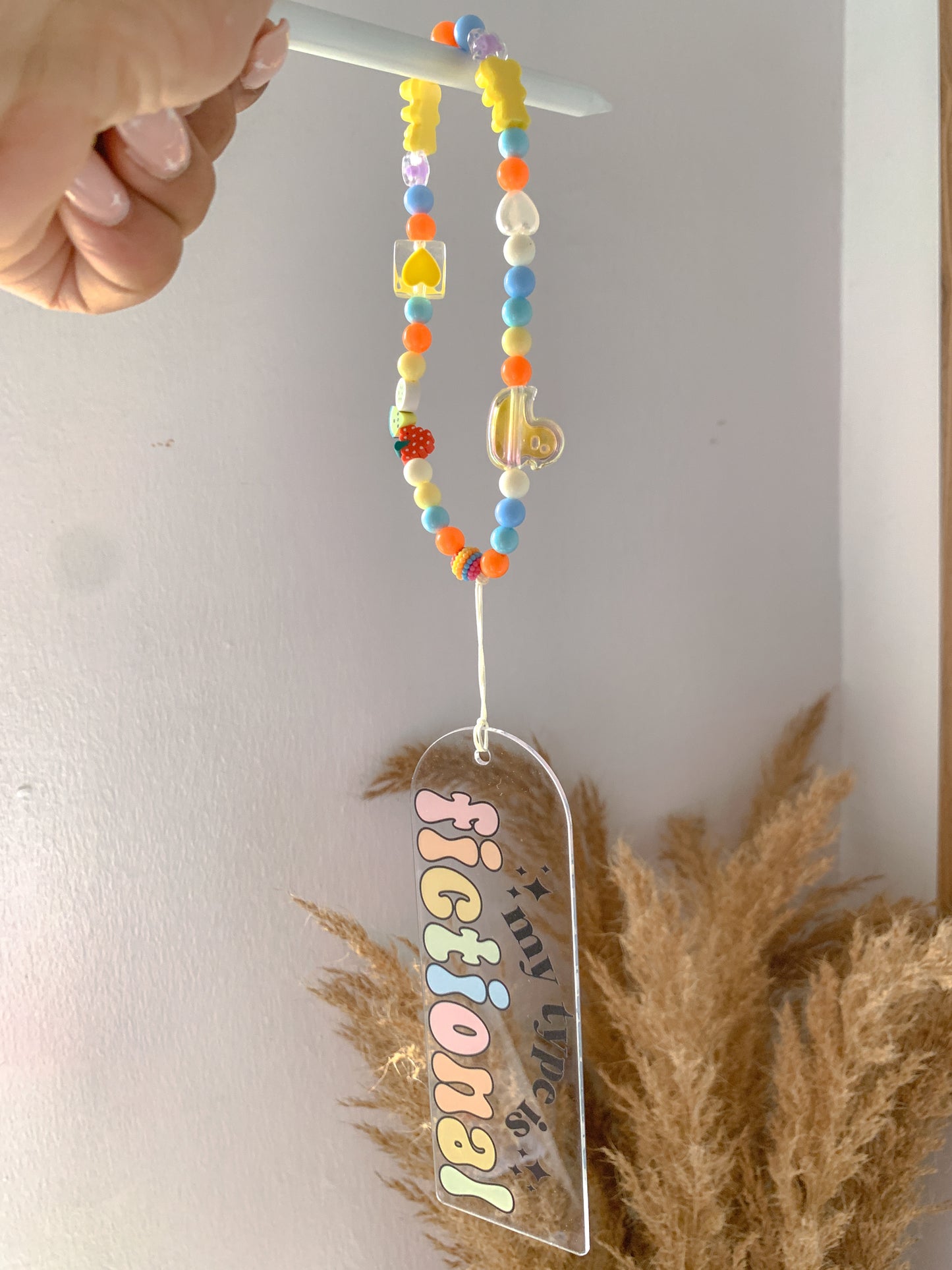 Type Is Fictional Acrylic Bookmark