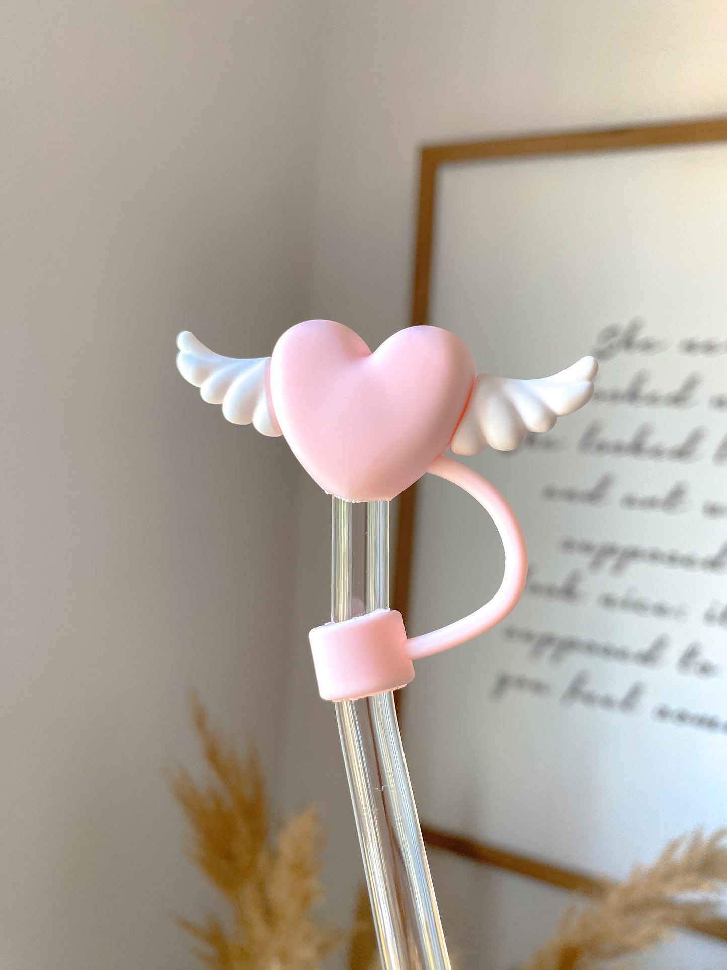 Angel Wing Straw Topper