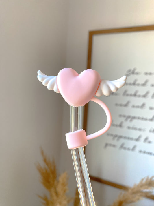 Angel Wing Straw Topper