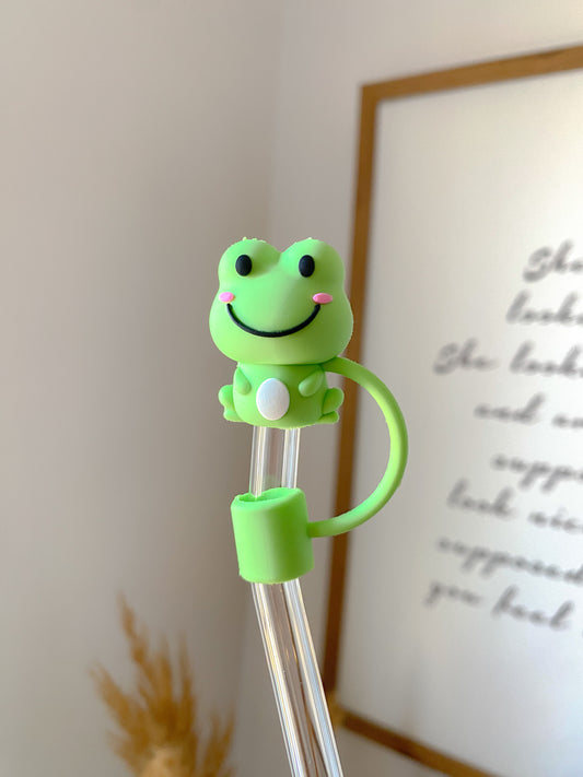 Frogy Straw Topper